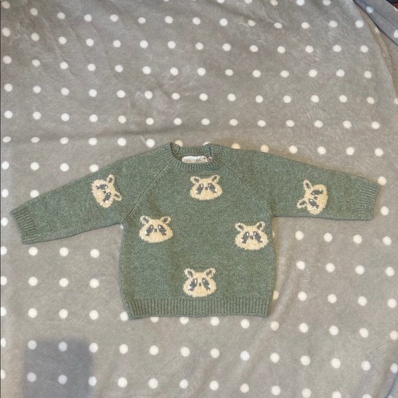 Zara Baby Raccoon Swater - Picture 4 of 12
